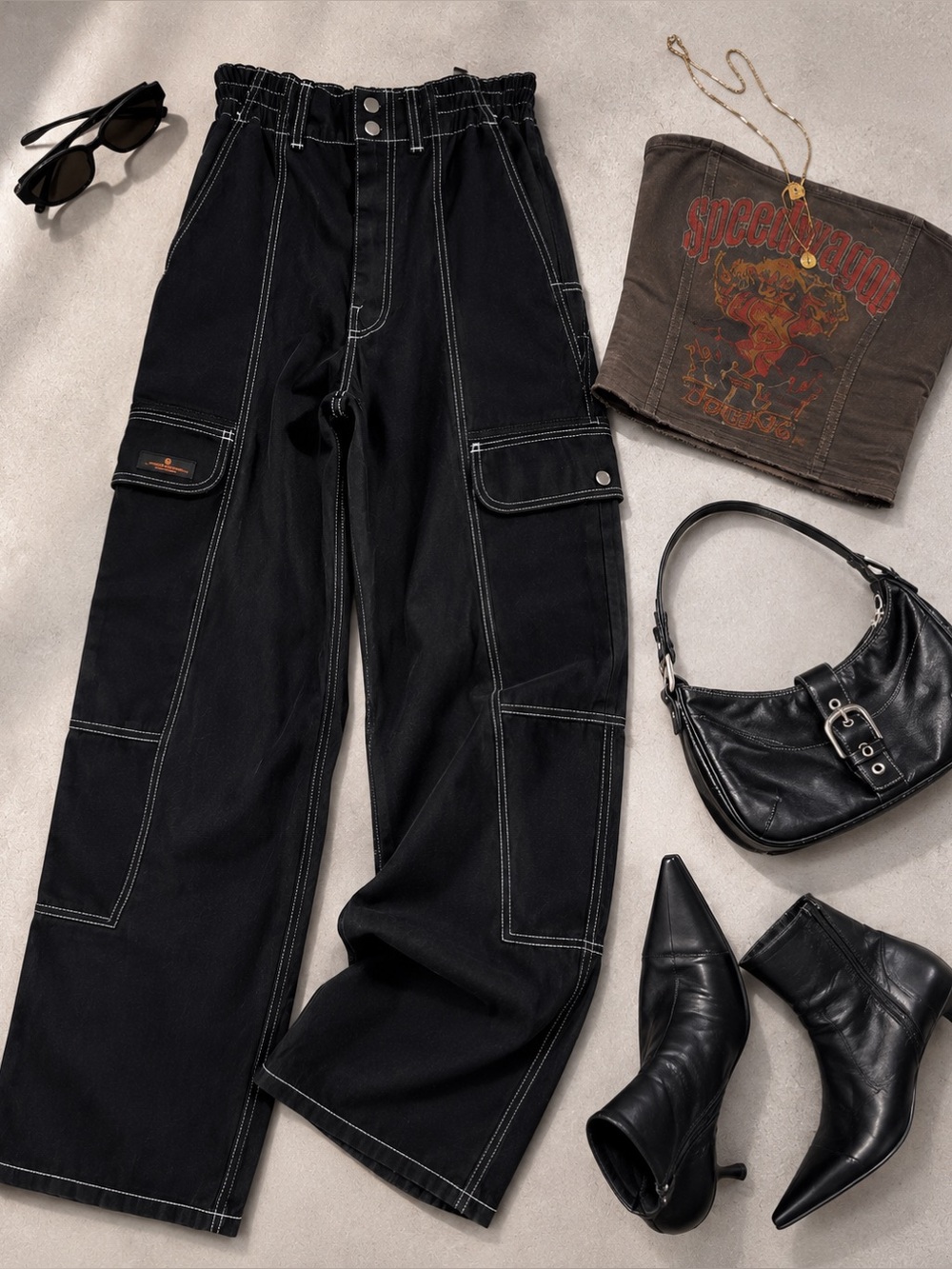 BDG Relaxed Skate Jean Denim Contrast Stitch W26 Streetwear - Picture 12 of 12